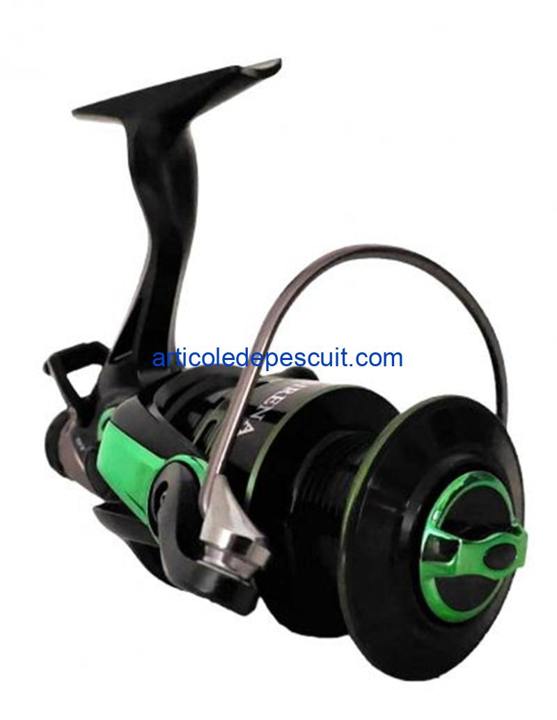 Mulineta Spinning, SIRENA DT 4000, cu 10 rulmenti, tambur metalic, BaitRunner – produs nou - imagine 3