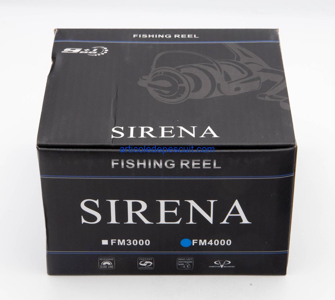 Mulineta multirol stationar si spinning SIRENA FM 4000, High Performance, 10 rulm., tambur aluminiu – produs nou - imagine 3