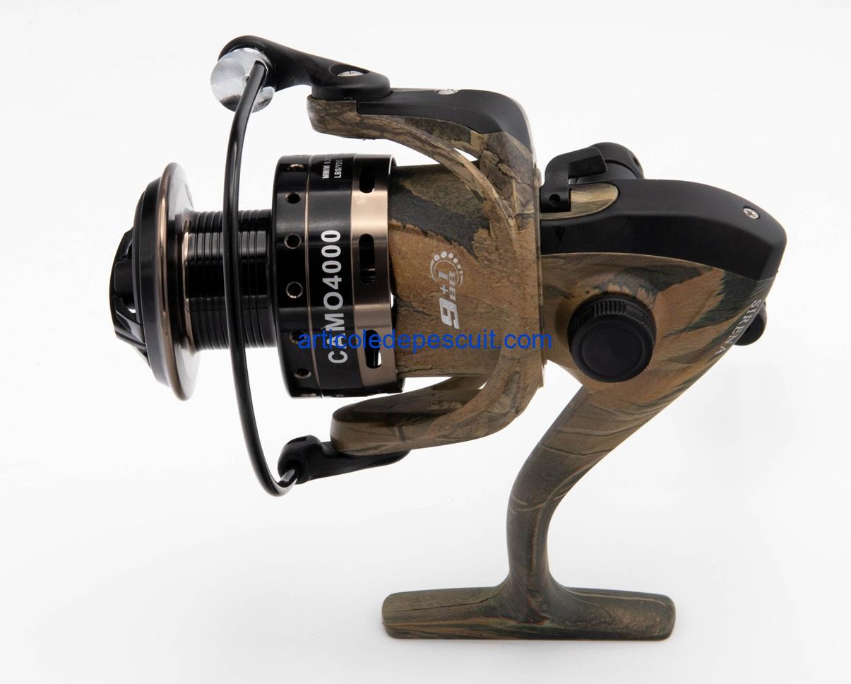 Mulineta Spinning, SIRENA CAMO 4000, cu 10 rulmenti, tambur metalic – produs nou - imagine 3
