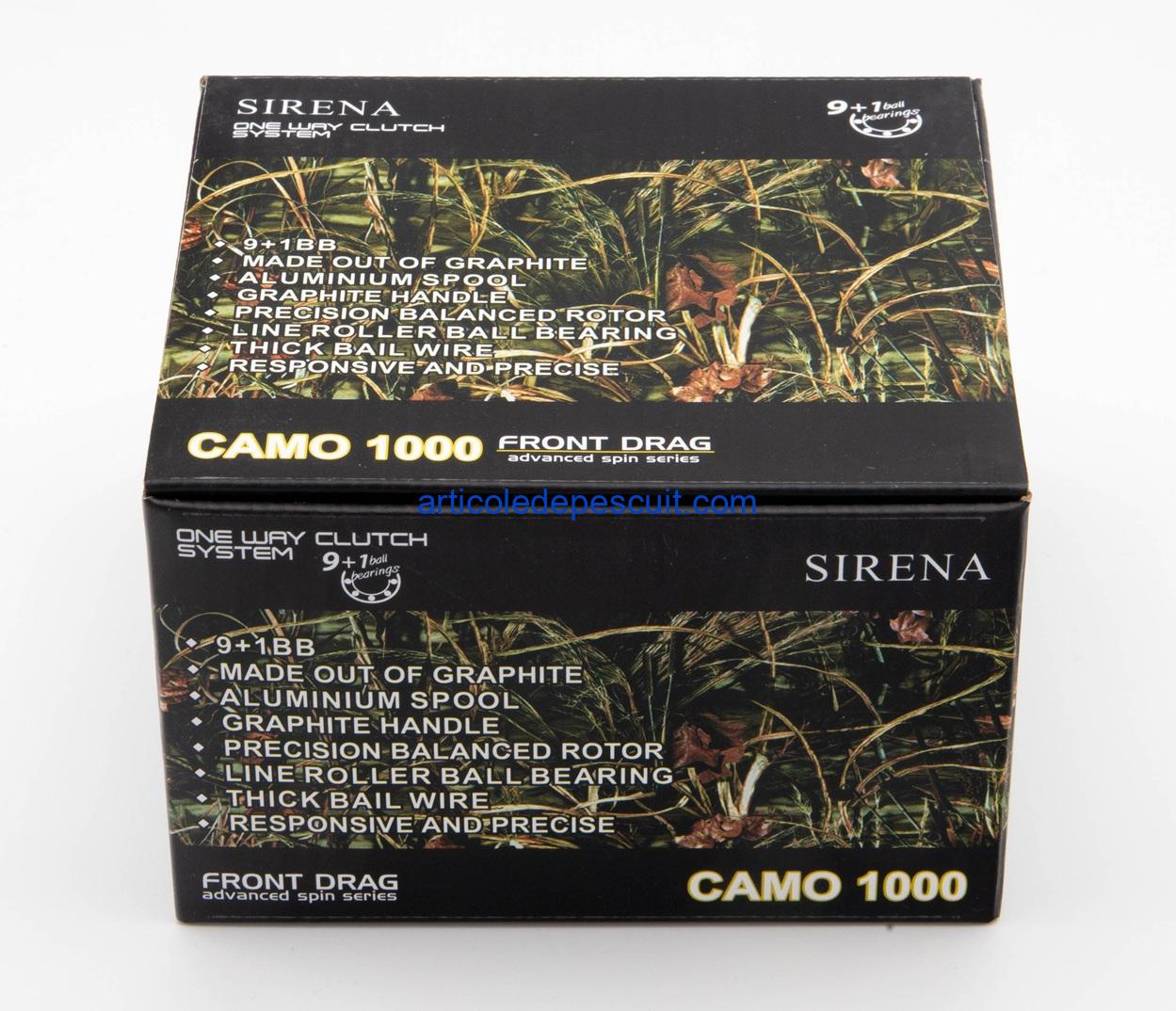 Mulineta Spinning, SIRENA CAMO 1000, cu 10 rulmenti, tambur metalic – produs nou - imagine 4