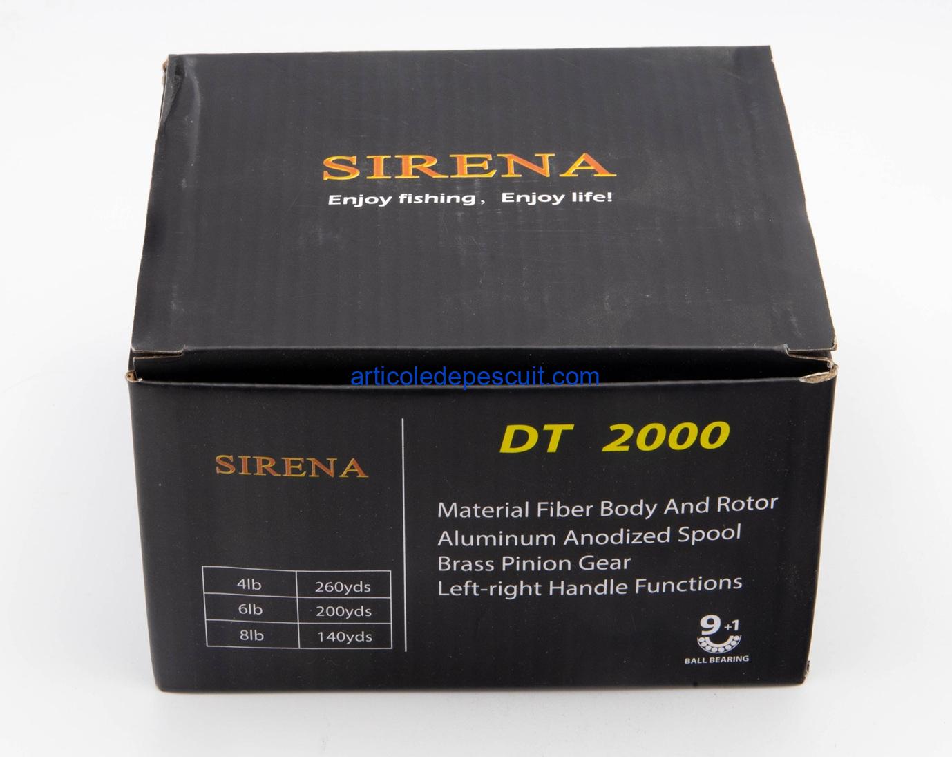 Mulineta Spinning, SIRENA DT 2000, cu 10 rulmenti, tambur metalic, BaitRunner – produs nou - imagine 4