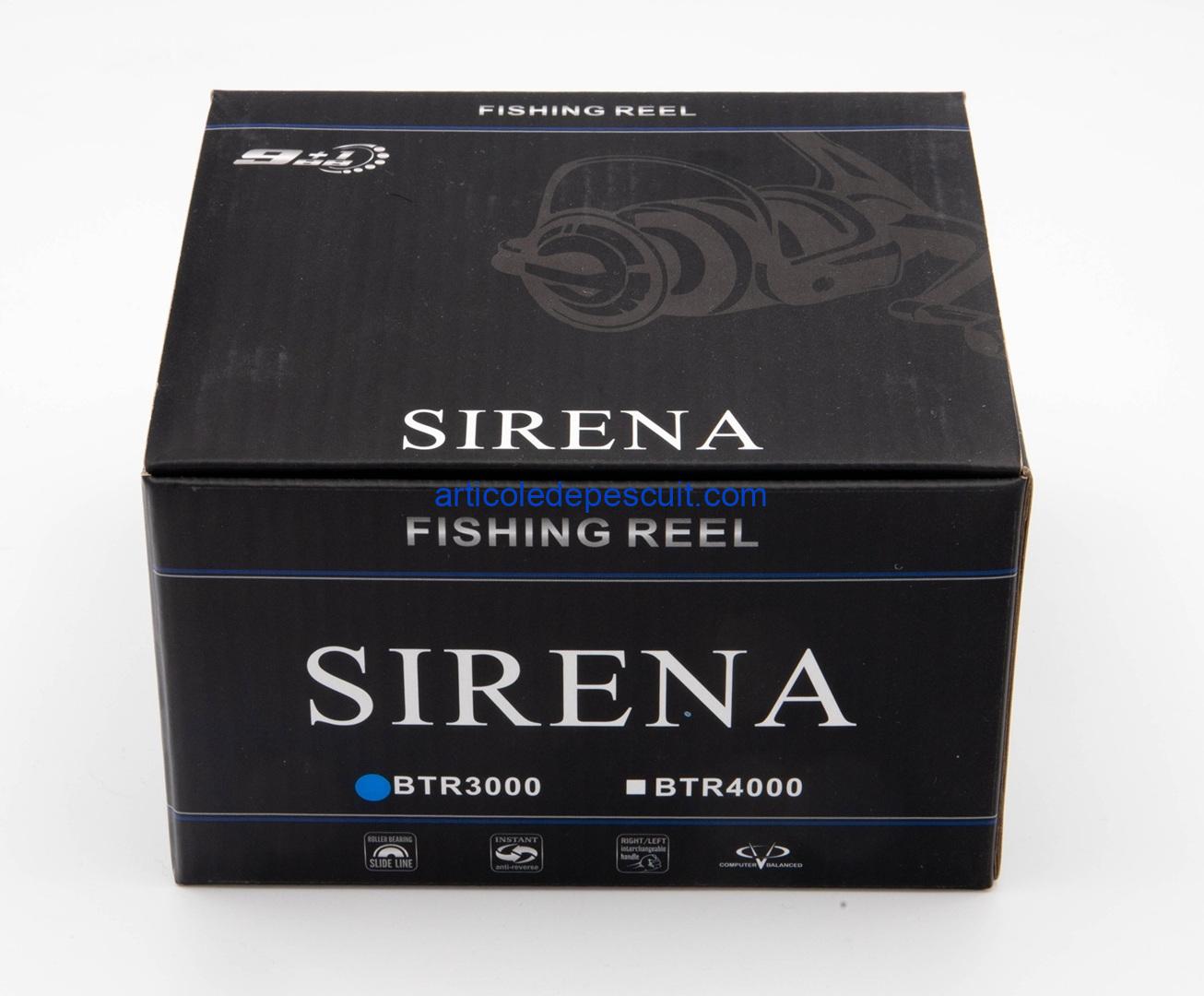 Mulineta Spinning, SIRENA BTR 3000, cu 10 rulmenti, tambur metalic, BaitRunner – produs nou - imagine 4