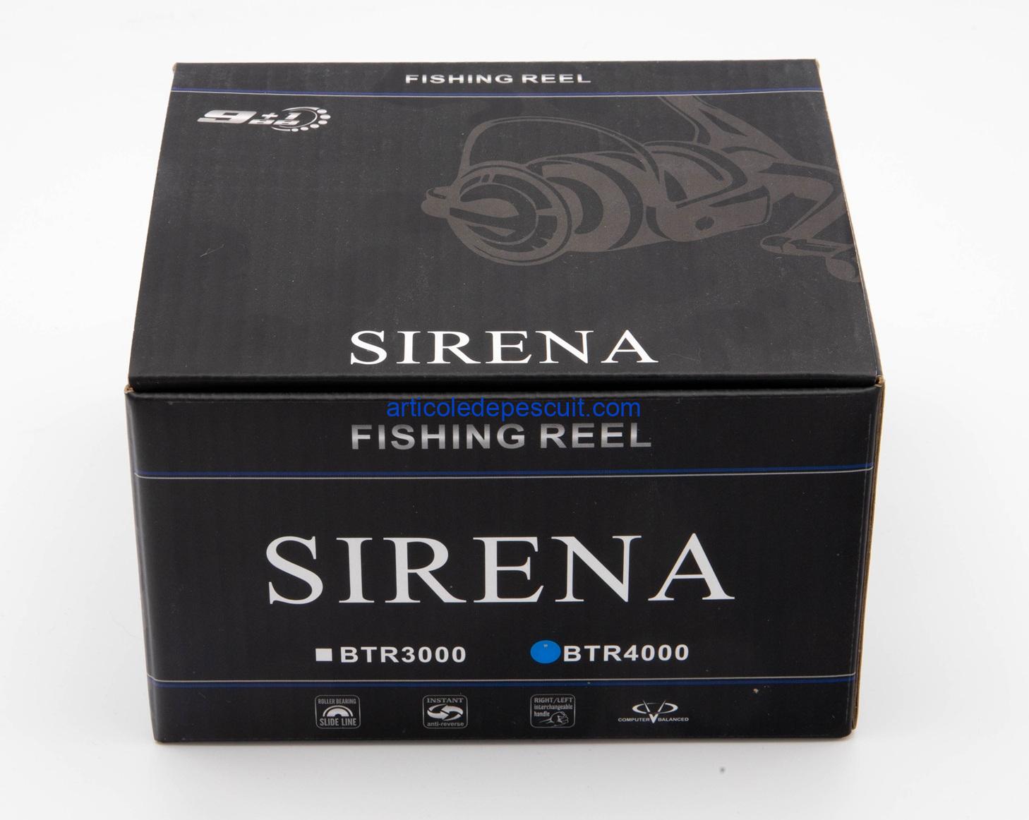 Mulineta Spinning, SIRENA BTR 4000, cu 10 rulmenti, tambur metalic, BaitRunner – produs nou - imagine 3