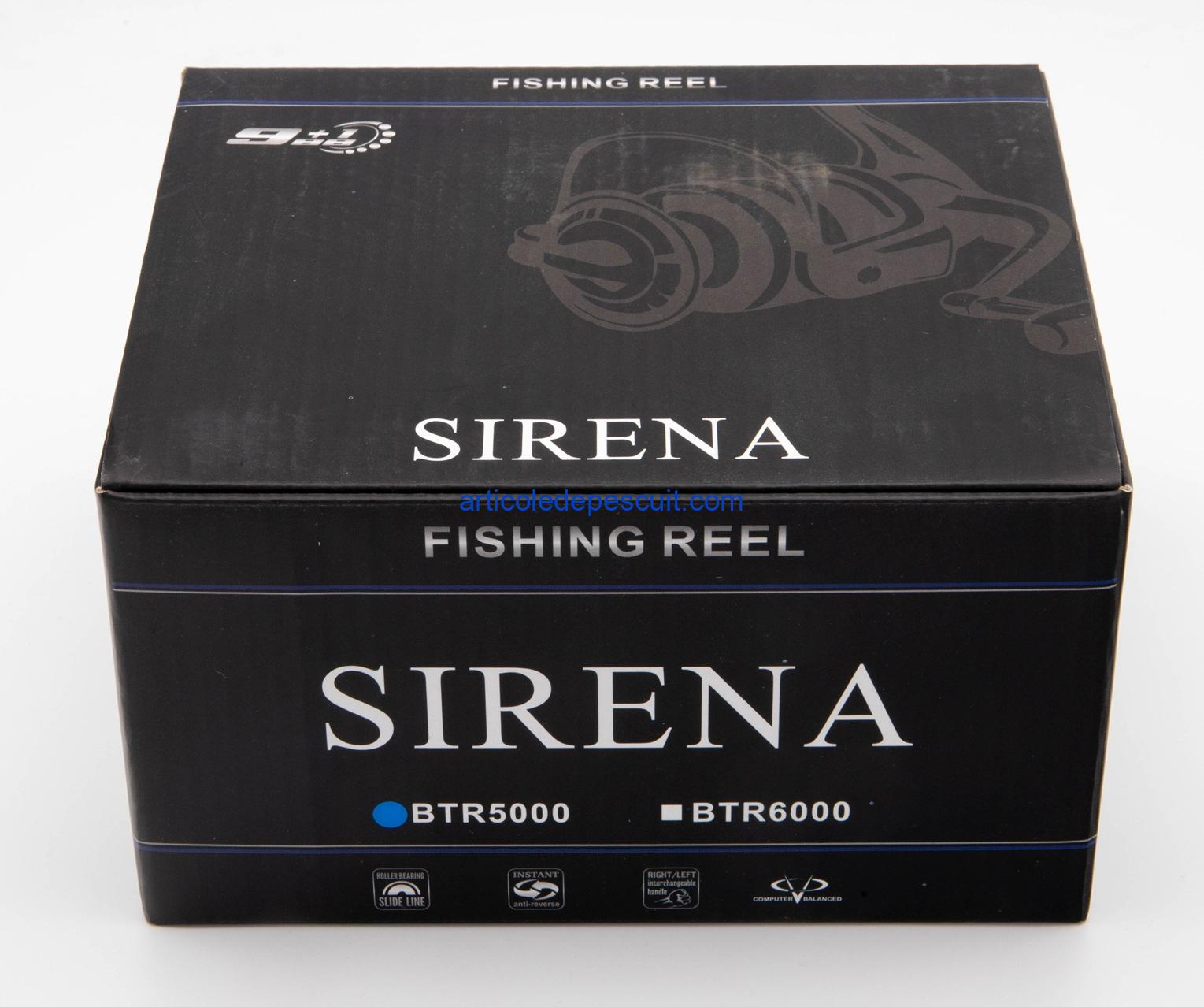Mulineta Spinning, SIRENA BTR 5000, cu 10 rulmenti, tambur metalic, BaitRunner – produs nou - imagine 4