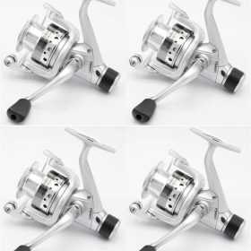 Set 4 mulinete Crap si Somn, FS 4000, cu 6 rulmenti, tambur aluminiu – produse noi