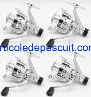 Set 4 mulinete Crap si Somn, FS 5000, cu 6 rulmenti, tambur aluminiu – produse noi
