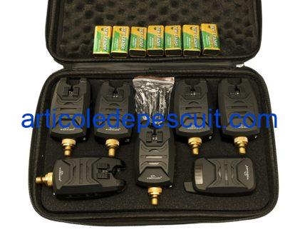 Set 6 senzori cu SnagBarr si statie wireless, Wind Balde 513, cu penar de transport