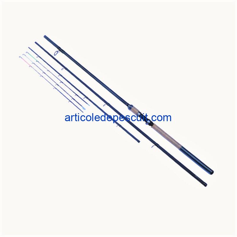 Set – Lanseta Feeder 3,90 Carbon, actiune 120 gr. + Mulineta Feeder XFD 5500, cu 10 rulmenti – produse noi - imagine 2
