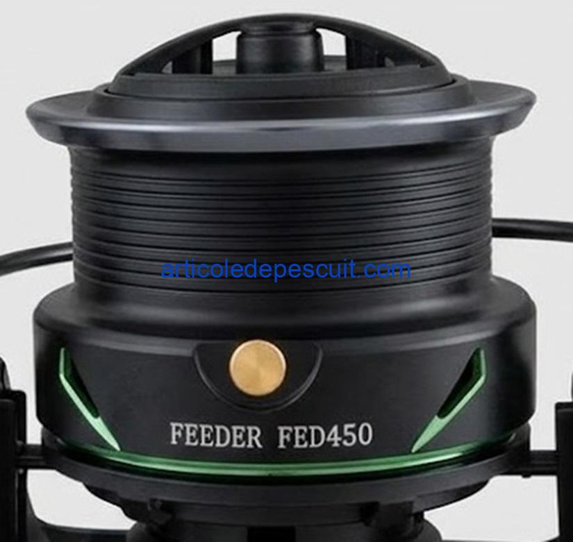 Mulineta Feeder, SIRENA FED450, cu 10 rulmenti, tambur aluminiu, frana micrometrica fata – produs nou - imagine 5