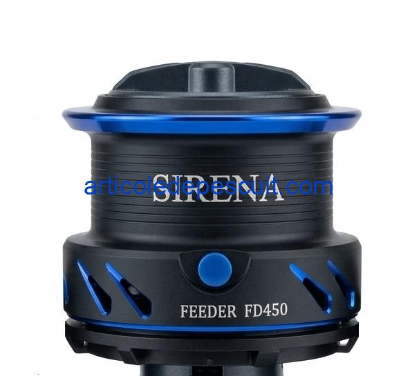 Mulineta Feeder, SIRENA FD450, cu 10 rulmenti, tambur aluminiu, frana micrometrica fata – produs nou - imagine 5