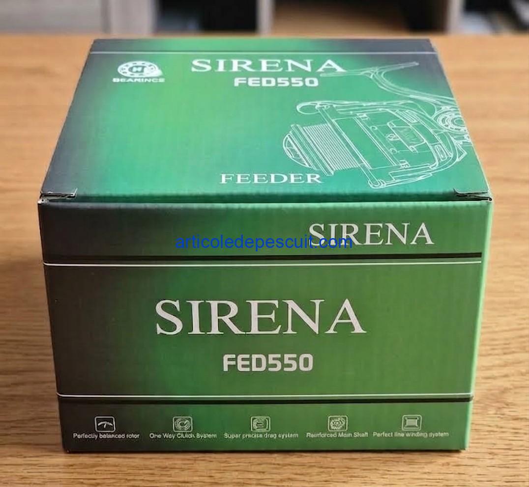 Mulineta Feeder, SIRENA FED550, cu 10 rulmenti, tambur aluminiu, frana micrometrica fata – produs nou - imagine 6