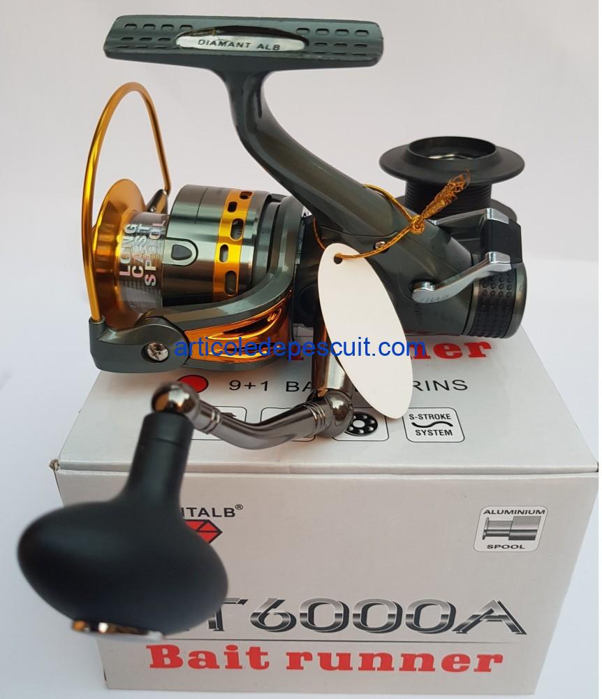 Set complet Crap si Somn – 4 lansete Dunare, 3,90 m + 4 mulinete KT 6000A, cu 10 rulm - produse noi - imagine 9