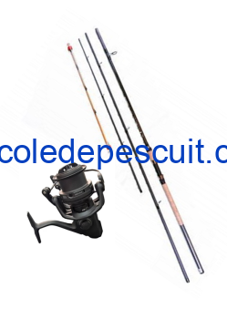 Set – Lanseta Feeder 3,90 Carbon, actiune 120 gr. + Mulineta Feeder XFD 5500, cu 10 rulmenti – produse noi